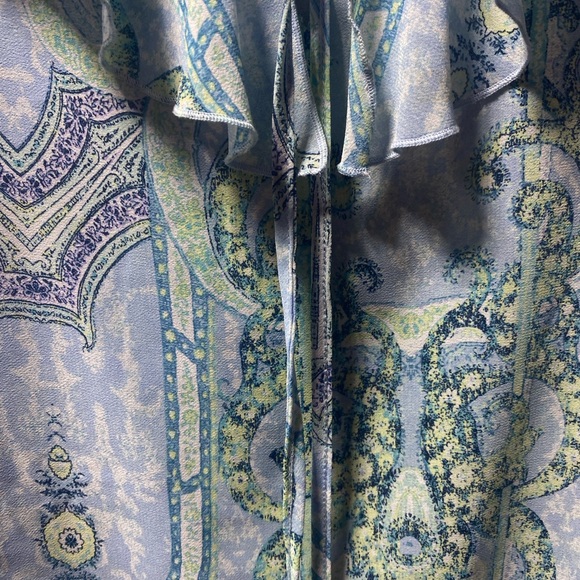 Skye's the Limit Pastel Patterned Blouse - Picture 3 of 7